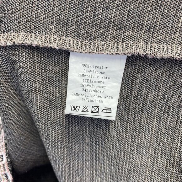 GRACE KARIN Cap Sleeve Queen Neck Tweed Body-con Pencil Dress Women Small Pink - Picture 8 of 16